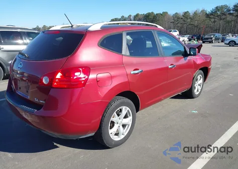 2010 Nissan Rogue Sl z USA, uszkodzony, nr VIN JN8AS5MVXAW136401